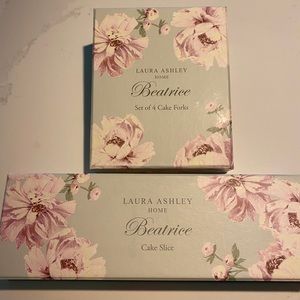 Laura Ashley - Cake Forks and Cake Slicer